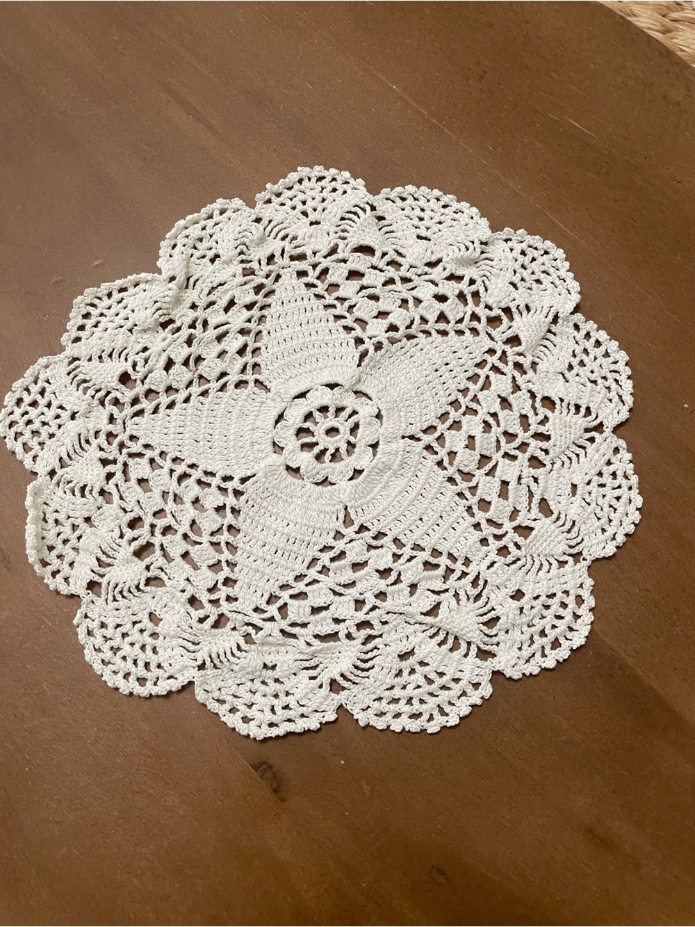 Collectible Handmade Crocheted Doily 7”